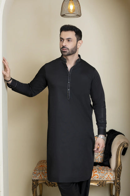 Midnight Black Kurta Salwar