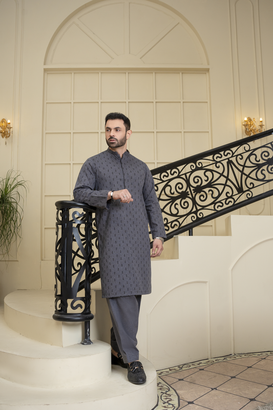 Olive Green Shalwar Kameez