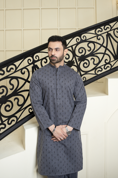 Olive Green Shalwar Kameez