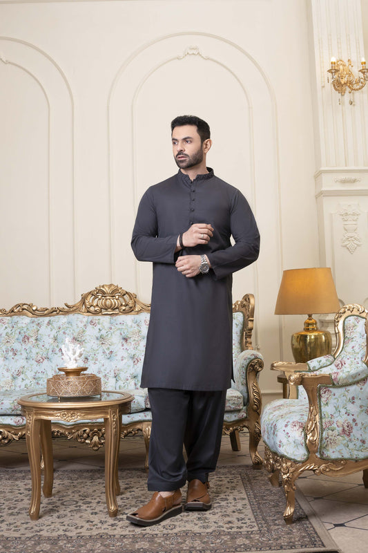 Graphite Gray Kurta Shalwar