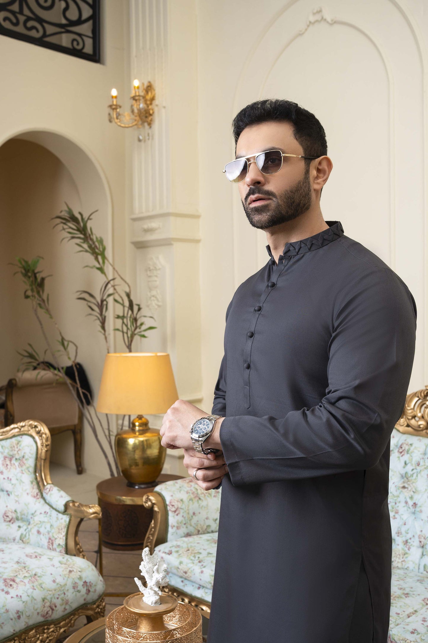 Graphite Gray Kurta Shalwar