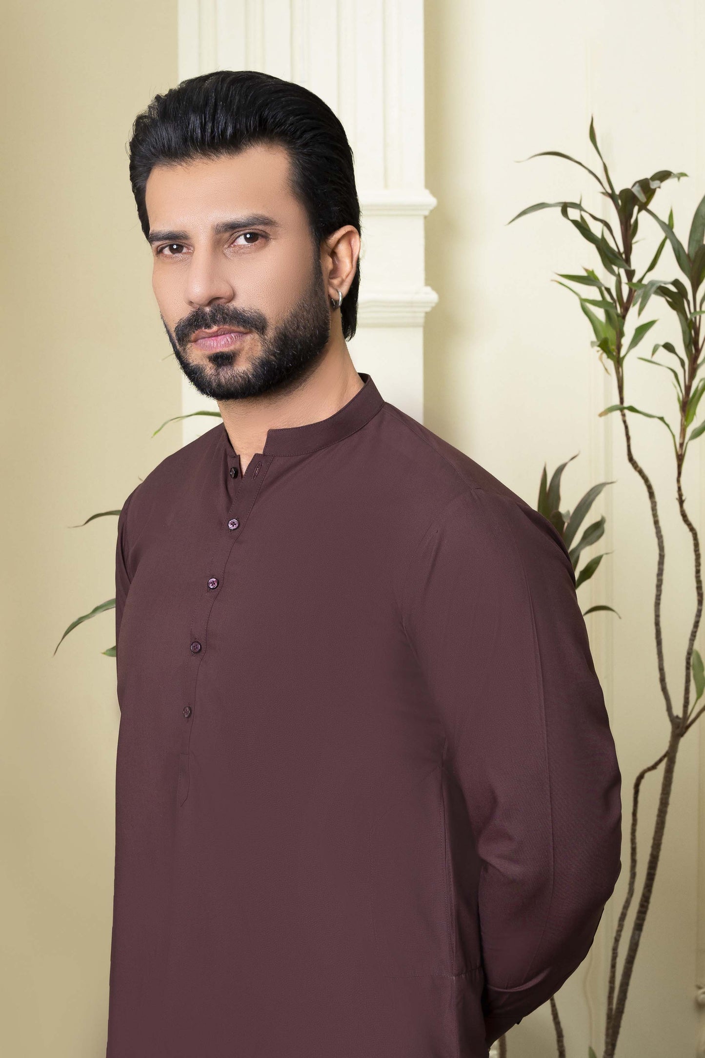 Maroon Version Wear  Kameez Shalwar