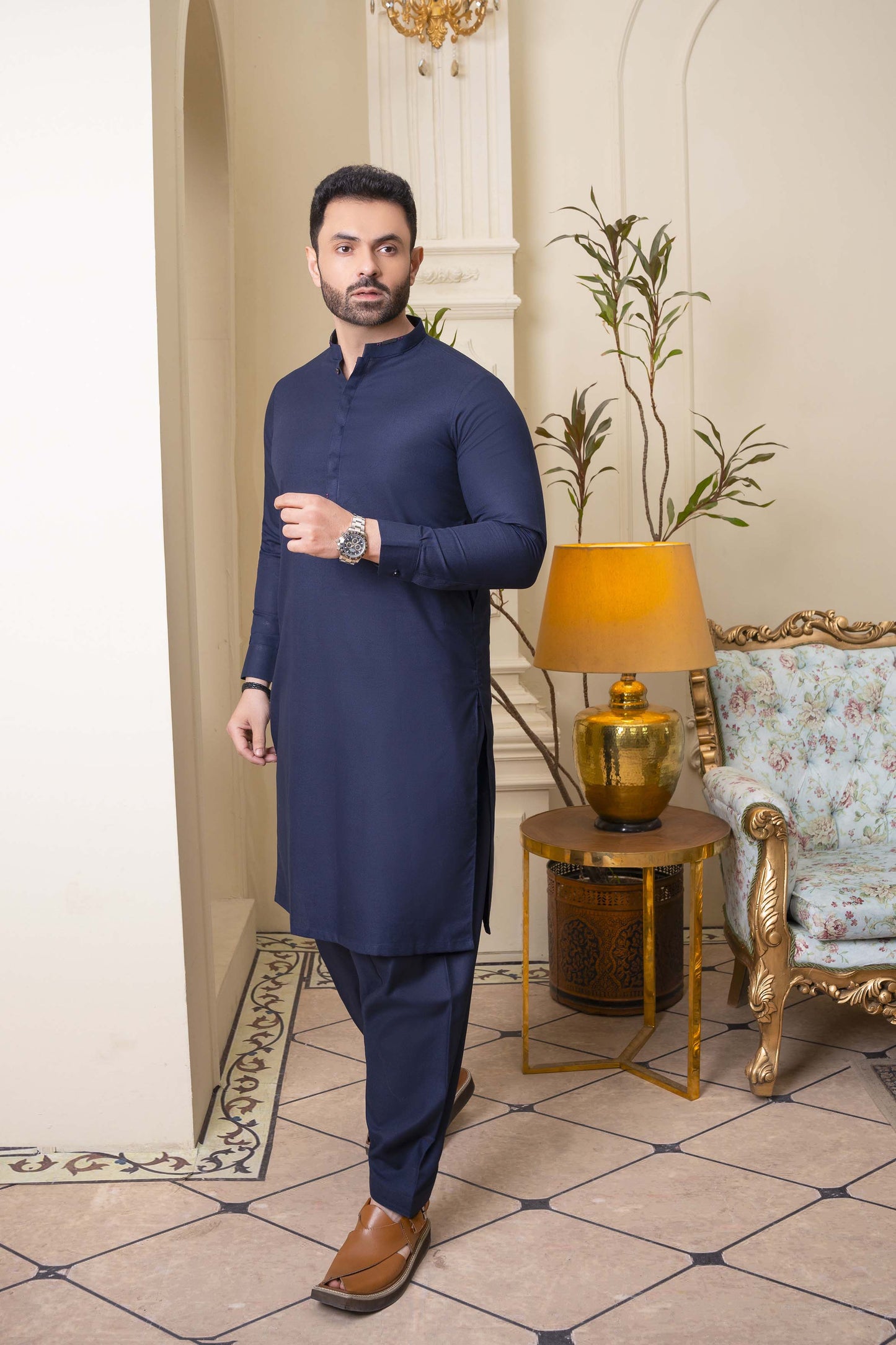 Deep Blue Kurta Shalwar