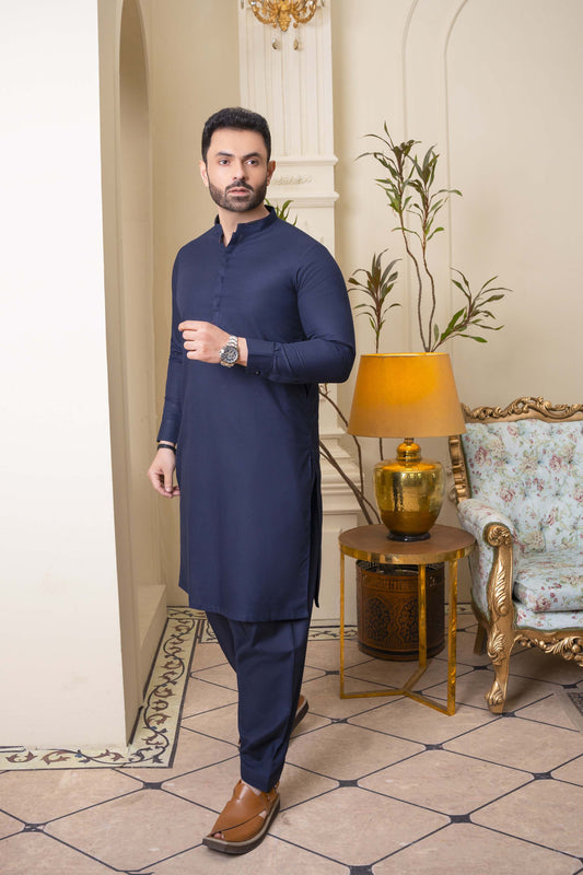 Deep Blue Kurta Shalwar