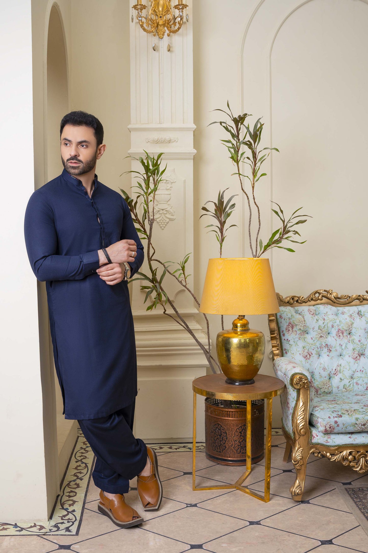 Deep Blue Kurta Shalwar