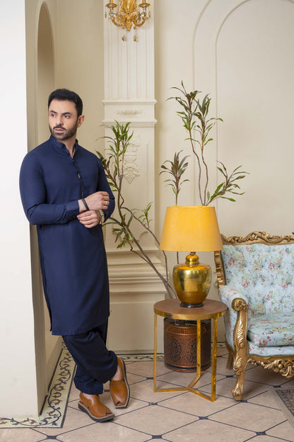 Deep Blue Kurta Shalwar